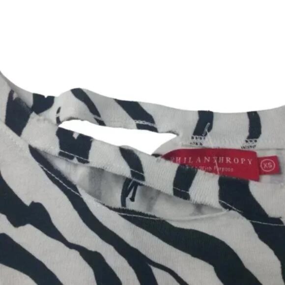 n:Philanthrophy Harlow Cutout Animal Print T-Shirt - Picture 4 of 7